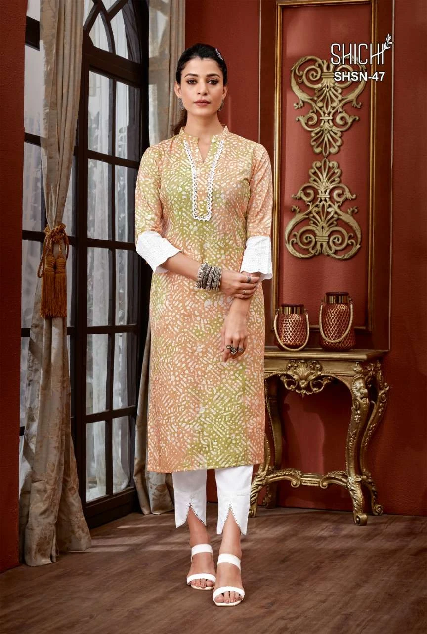 Shichi Sana Pure Viscose Wholesale Fancy Kurti with Pant Catalog — Wholesale Kurtis, MPA wholesale from Surat - Gallery Image 3